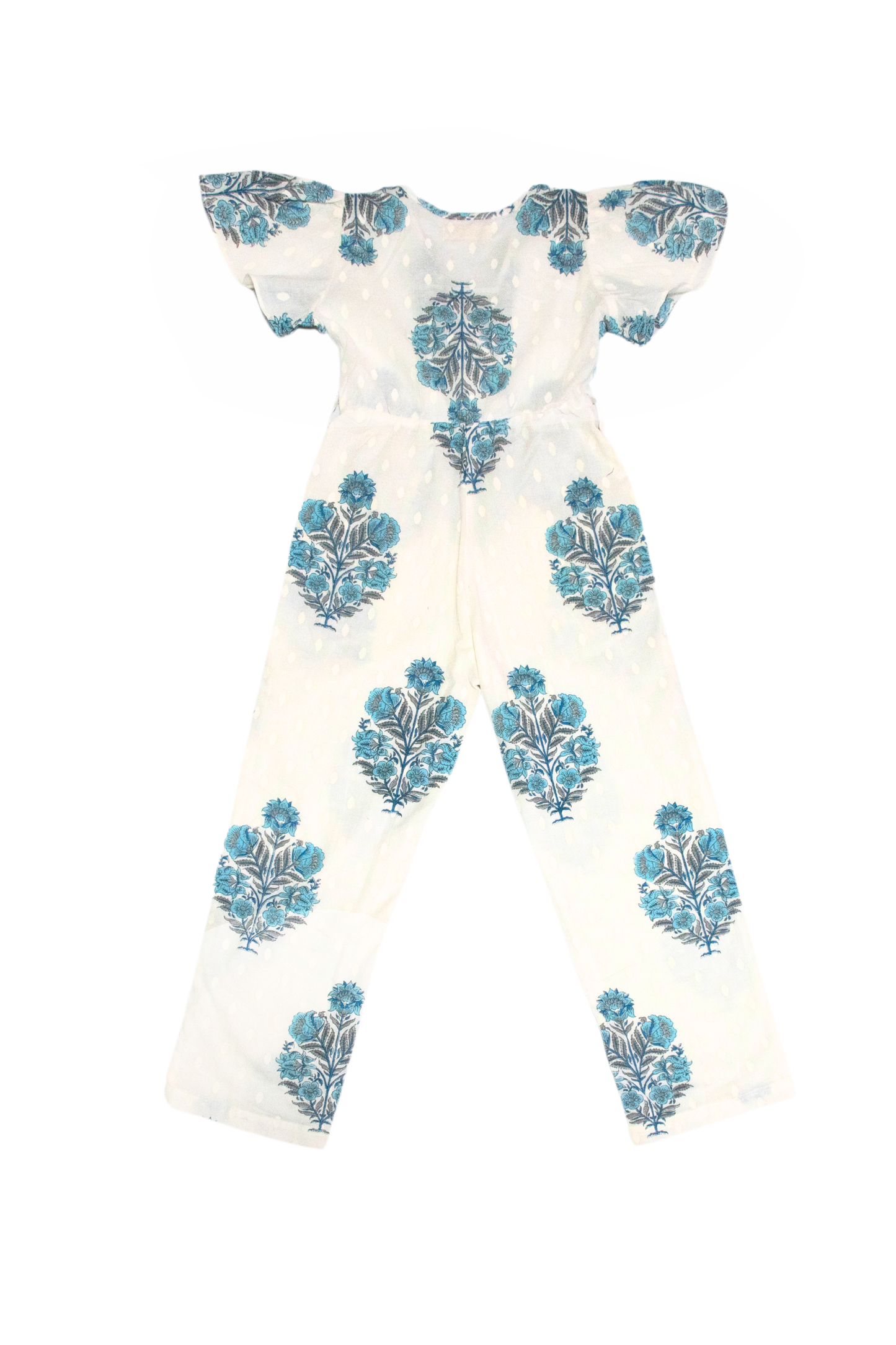 Blue Bloom Romper