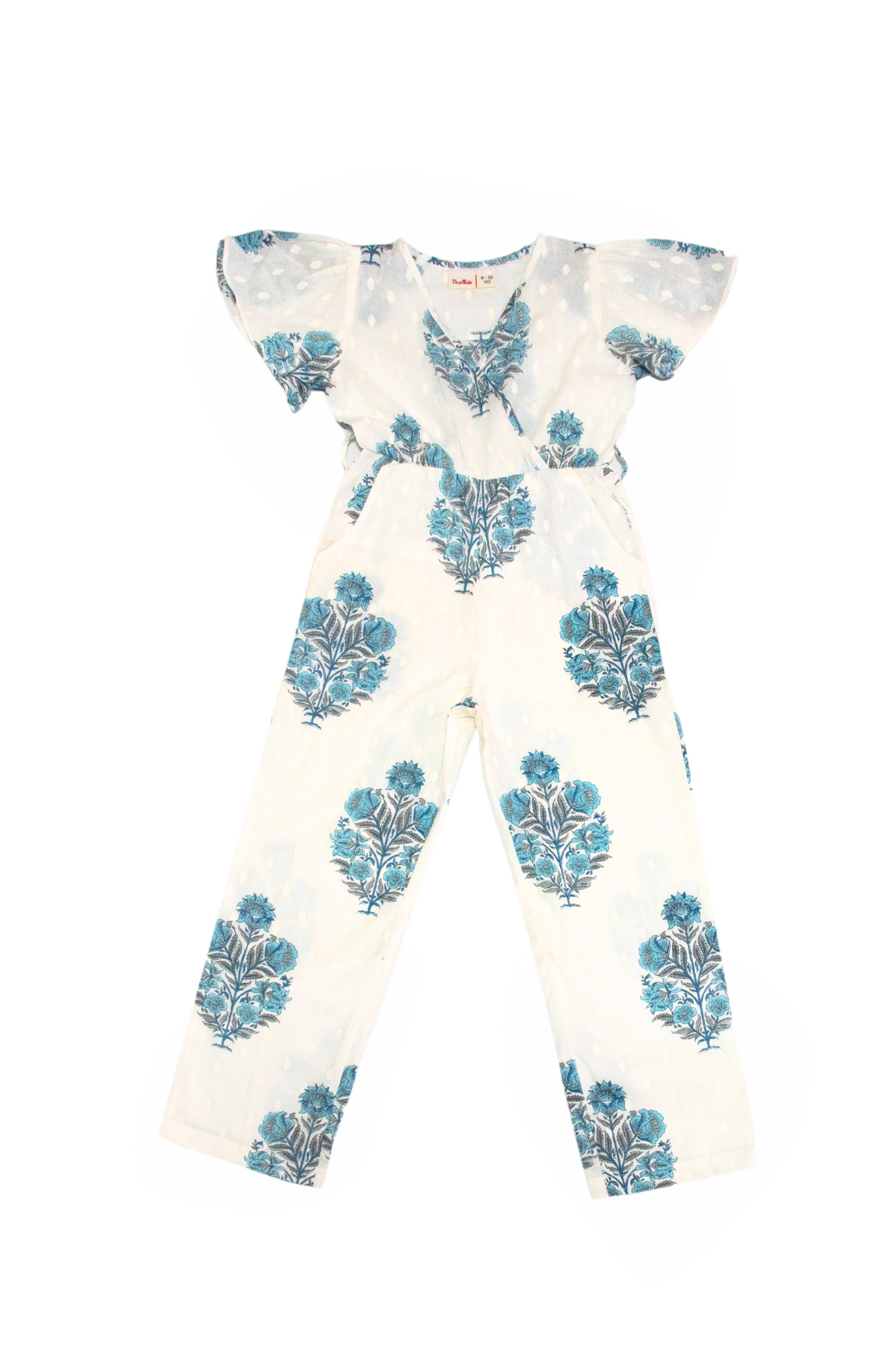 Blue Bloom Romper