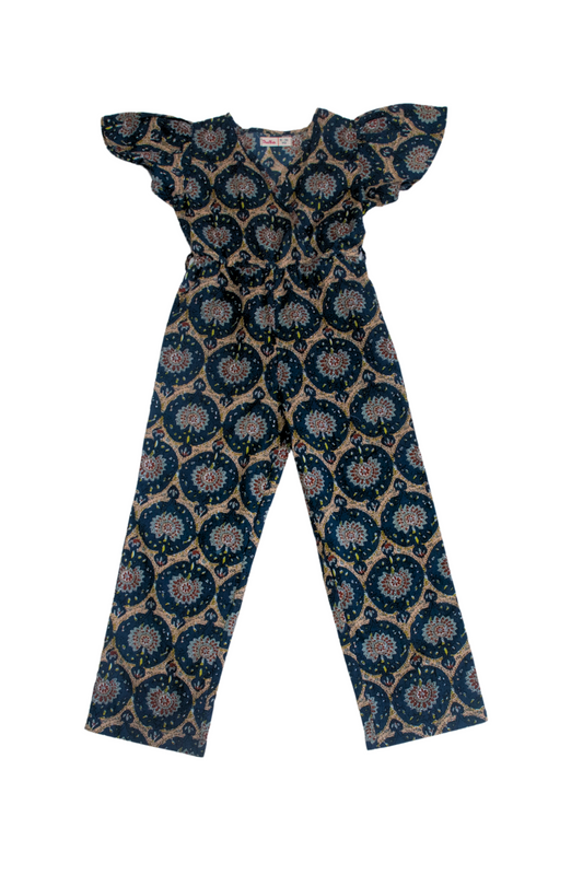 Indigo Whirl Romper