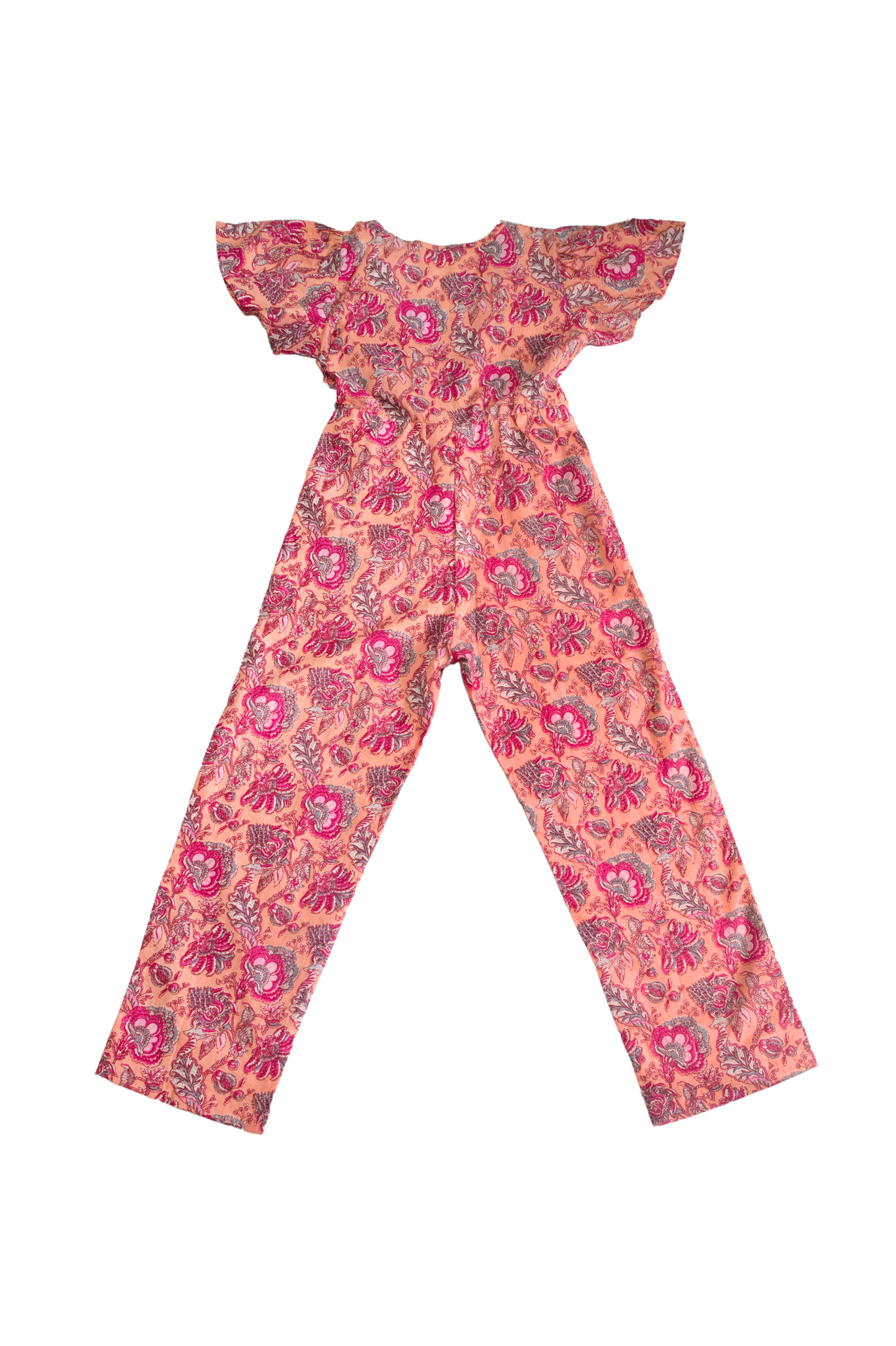 Pink Fleur Romper