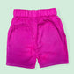 Soft Hot Pink Cotton Shorts
