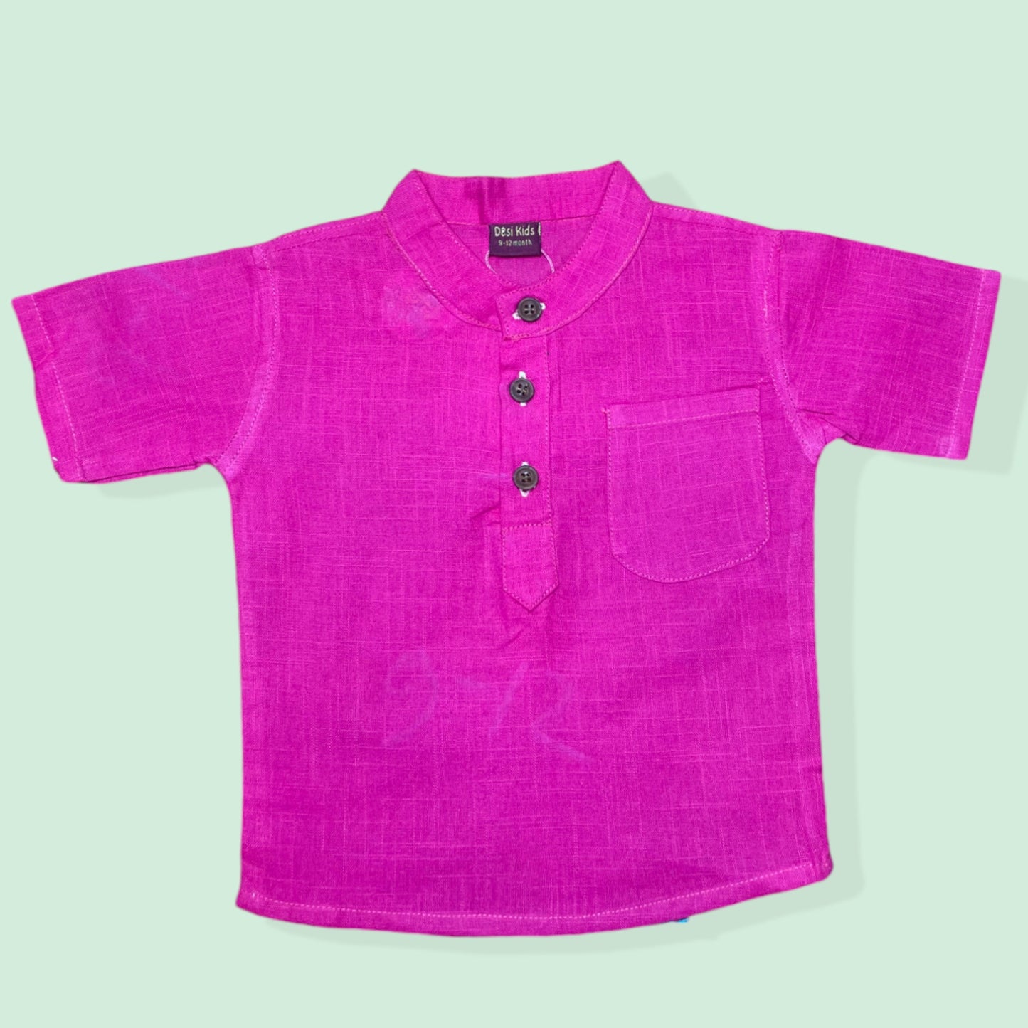 Soft Hot Pink Cotton Top