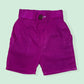 Soft Maroon Cotton Shorts