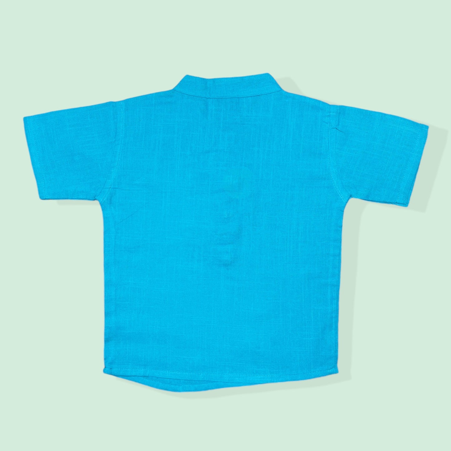 Soft Teal Cotton Top