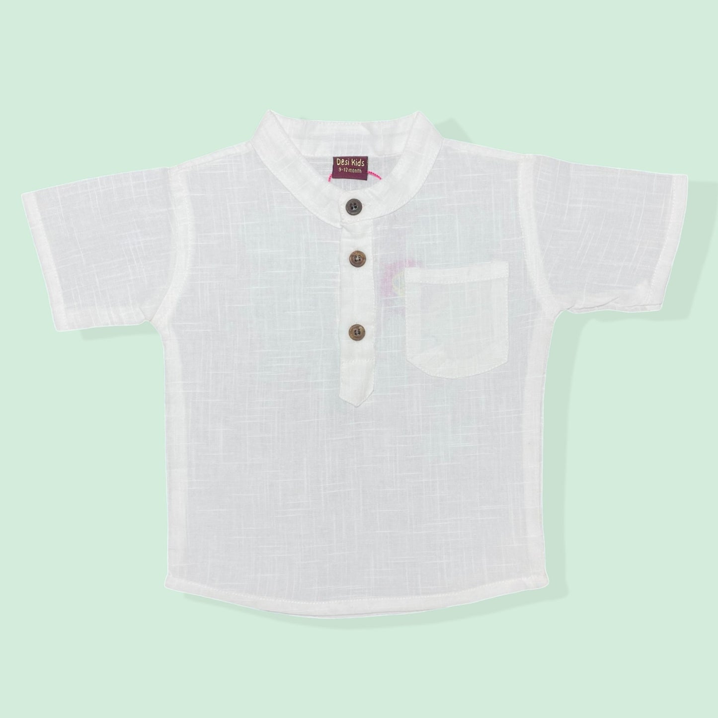 Soft White Cotton Top