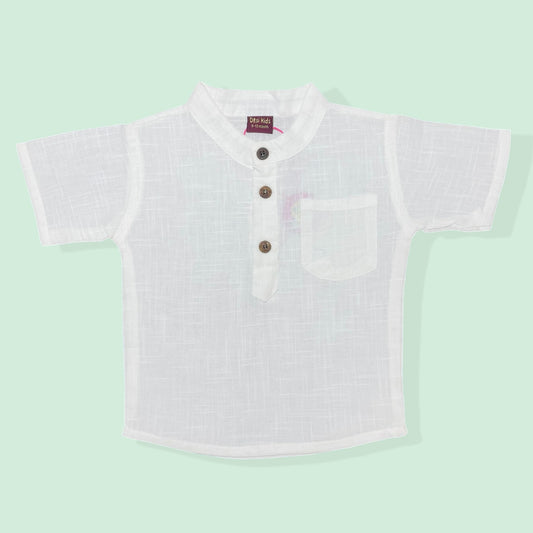 Soft White Cotton Top